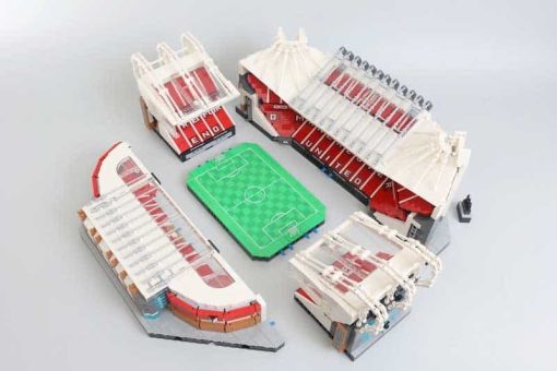Old Trafford Manchester United Football Stadium 10272 JJ000 Ideas Creator Expert Series Building Blocks Kids Toy 6