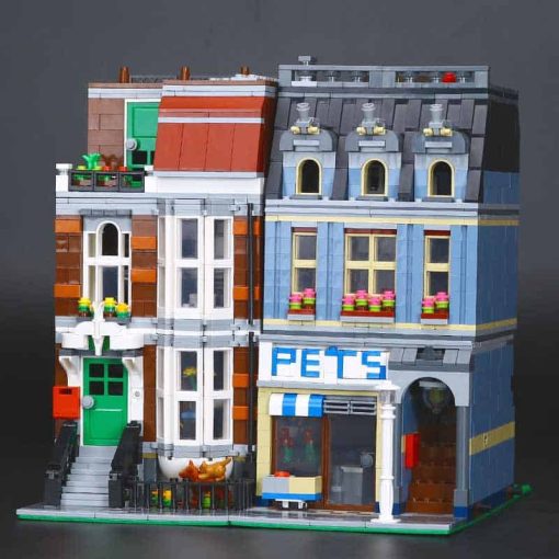 10218 King 180065 Pet Shop ideas creator series modular street view building blocks
