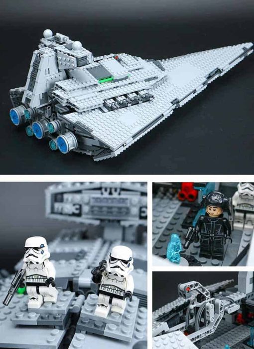 Star Wars Imperial Star Destroyer ISD 75055 05062 Monarch space ship Building Blocks Kids Toy Gift 8