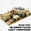 MOC-41406 C5332 C4305 Star Wars Mandalorian Tatooine Mos Eisley cantina Spaceport Building Blocks