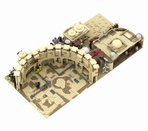 Star Wars Mandalorian Tatooine Mos Eisley Cantina Spaceport MOC 41406 C5332 UCS Modular Building Blocks kids Toy 5