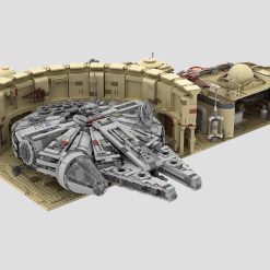 Star Wars Mandalorian Tatooine Mos Eisley Cantina Spaceport MOC 41406 C5332 UCS Modular Building Blocks kids Toy 9