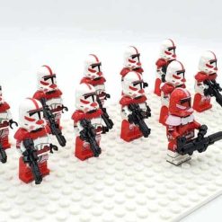 Star Wars Mandalorian Commander Fox Coruscant Guards Minifigures Army Kids toy 2