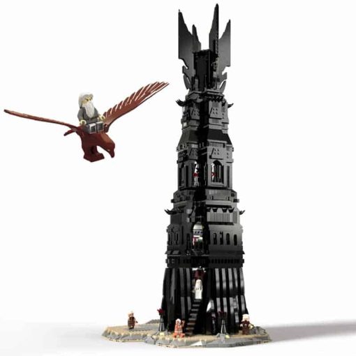 112501 The Lord of the Rings Oshankhtar Tower of Orthanc MOC 33442 ideas creator building blocks kids toy 0 2
