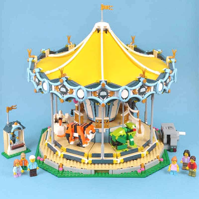 The Carousel 10257 Theme Park Street Ideas Creator Expert Series 2670Pcs Modular Building Kids Toy 15036 19084 80005 |