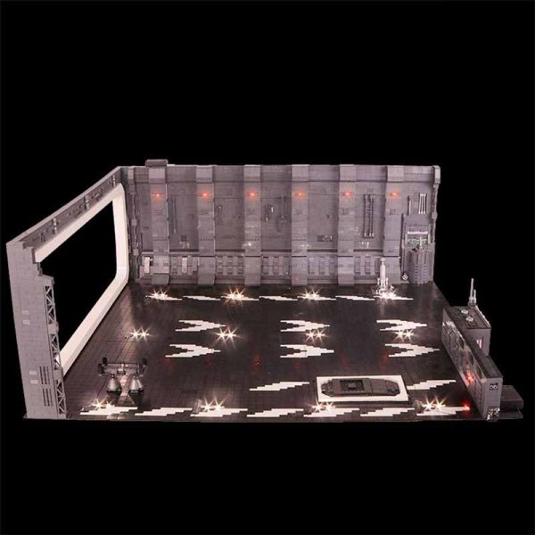 Docking Bay For Star Wars Millennium Falcon Ucs Minifigures Scale With Lights