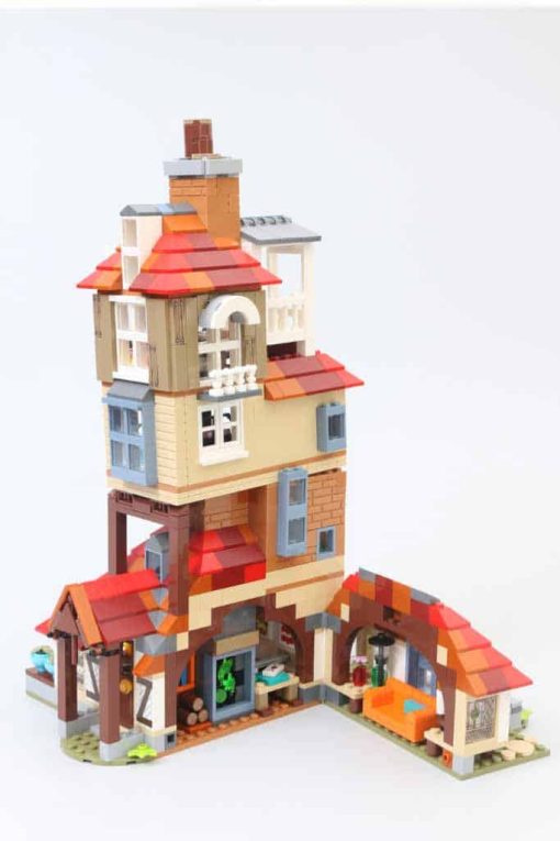 Harry Potter 75980 Attack on the Burrow lepin 70070 Magic Home Ideas Creator Building Blocks Bricks Kids Toy 4