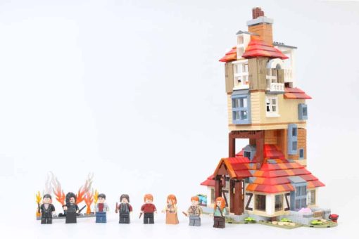 Harry Potter 75980 Attack on the Burrow lepin 70070 Magic Home Ideas Creator Building Blocks Bricks Kids Toy 6
