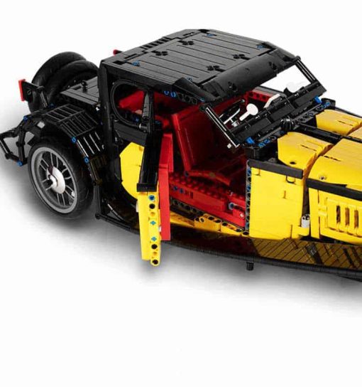 Mould King 13080 Bugatti T50 Vintage Race Car Technic Building Blocks Bricks Kids Toy 5