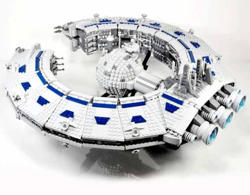 Mould King 21008 Star Wars Lucerhulk Droid Control battle Space ship UCS Building Blocks Kids Toy 2