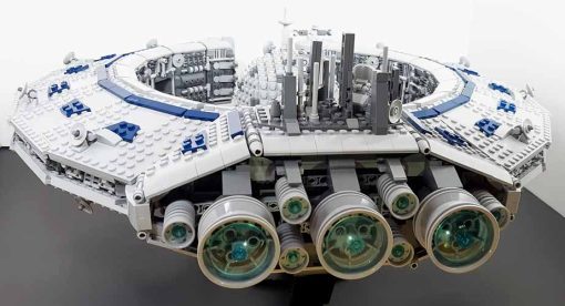 Mould King 21008 Star Wars Lucerhulk Droid Control battle Space ship UCS Building Blocks Kids Toy 3