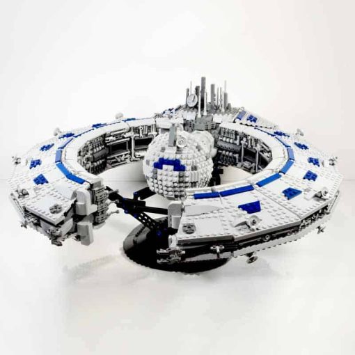 Mould King 21008 Star Wars Lucerhulk Droid Control battle Space ship UCS Building Blocks Kids Toy 7