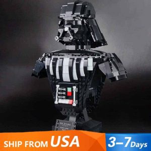 Mould King 21020 Darth Vader Star Wars Head Bust Figure building Blocks kids Toy