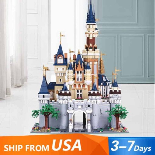 Mould King 13132 Disney Castle Princess Castle Ideas creator Modular Building Blocks Kids Toy