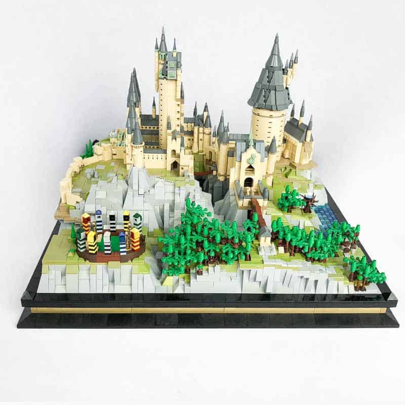 MOULD KING 22004 Hogwarts School of Witchcraft and Wizardry Castle Building  Blocks Toy Set 
