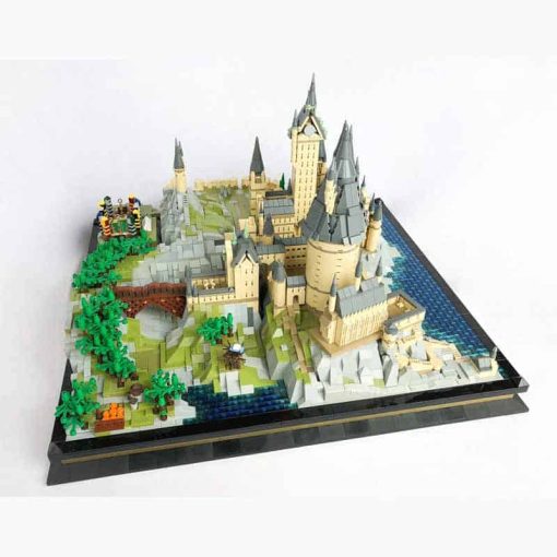 Mould King Harry Potter Hogwarts 22004 Magic Castle School of Witchcraft Wizardry builing blocks kids toy 3