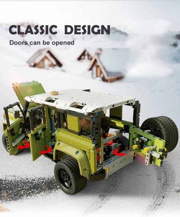 Mould King 13175 Land Rover Technic Ideas Creator SUV off road defender Building blocks