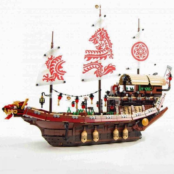 Ninjago Movie 70618 Destiny's Bounty Ship Masters Of Spinjitzu 2455Pcs ...