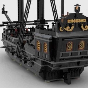 16006 Pirates of the Caribbean Black Pearl Dead Ship model toy bricks 804pcs hot 