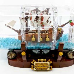 Pirates of the Caribbean Leviathan Ship in Bottle 21313 bela 11050 Pirate Ship Building Blocks Kids Toy 2