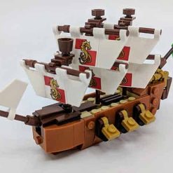 Pirates of the Caribbean Leviathan Ship in Bottle 21313 bela 11050 Pirate Ship Building Blocks Kids Toy 4