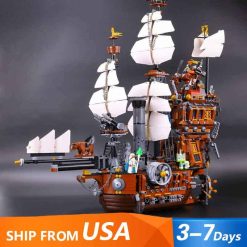 Metlabeard's Sea cow 70810 Lepin 16002 Pirates of the Caribbean Pirate Ship Ideas Creator Building Blocks Kids Toy