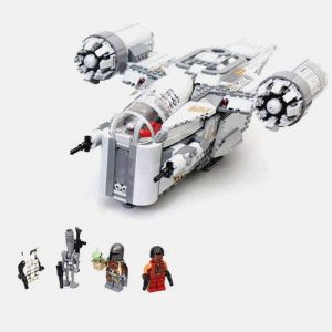 Star Wars Mandalorian Razor Crest 75292 Space Ship 1023Pcs Building ...