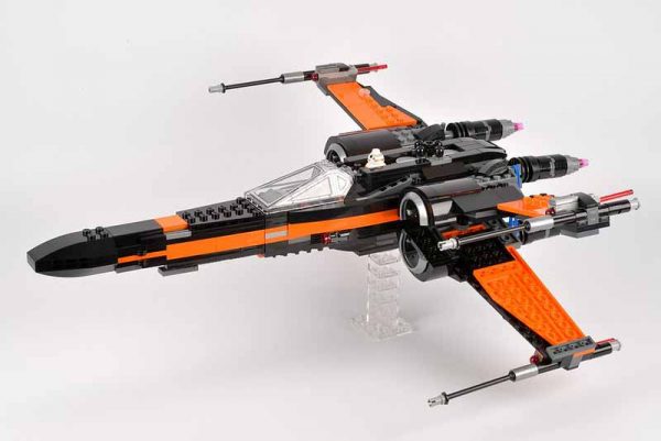 Star Wars Force Awakens Poes X Wing Fighter 75102 lepin 05004 king 81006Space Ship Building Blocks Kids Toy 7