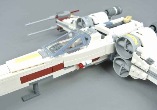 Star Wars Luke Skywalkers X wing Starfighter T 65B 75218 lepin 05145 king 8109 Space Ship Building Blocks Kids Toy 5
