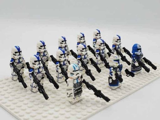 Star Wars Mandalorian 501 Squadron Minifigures Commander Rex Jesse Echo Army Kids Toy 8