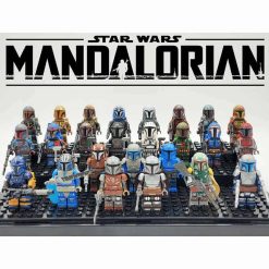 LEGO Star Wars Mandalorian Army Minifigures Boba Fett Bo katan Pre Viszla Kids Toy