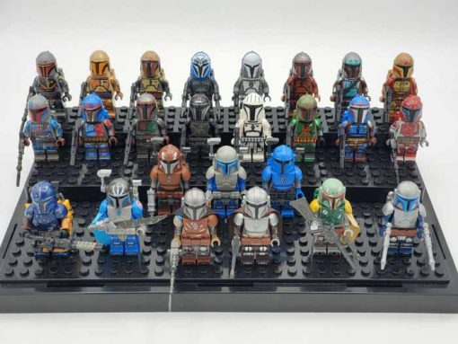 Star Wars Mandalorian Army Minifigures Boba Fett Pre Viszla Bo Katan army Kids Toys 10