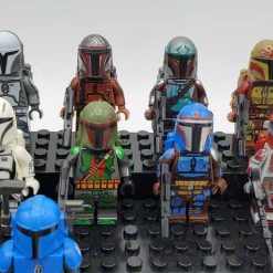 Star Wars Mandalorian Army Minifigures Boba Fett Pre Viszla Bo Katan army Kids Toys 3