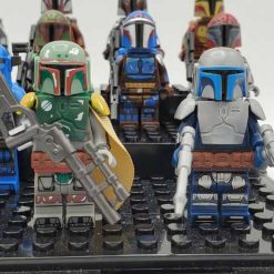 Star Wars Mandalorian Army Minifigures Boba Fett Pre Viszla Bo Katan army Kids Toys 5