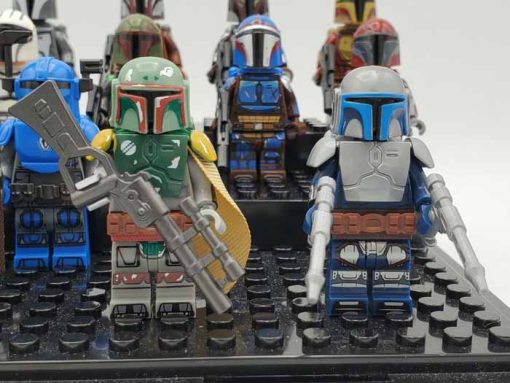Star Wars Mandalorian Army Minifigures Boba Fett Pre Viszla Bo Katan army Kids Toys 5