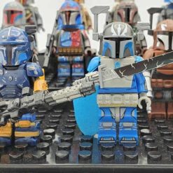 Star Wars Mandalorian Army Minifigures Boba Fett Pre Viszla Bo Katan army Kids Toys 6
