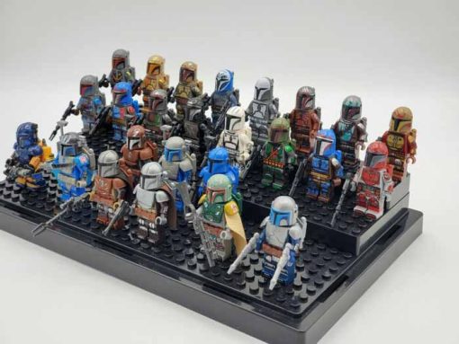 Star Wars Mandalorian Army Minifigures Boba Fett Pre Viszla Bo Katan army Kids Toys 8