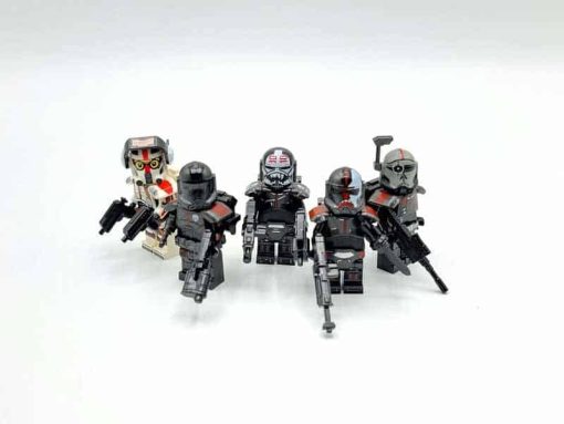 Star Wars Mandalorian Bad Batch Clone Force 99 Squad Minifigures army Kids Toy 2