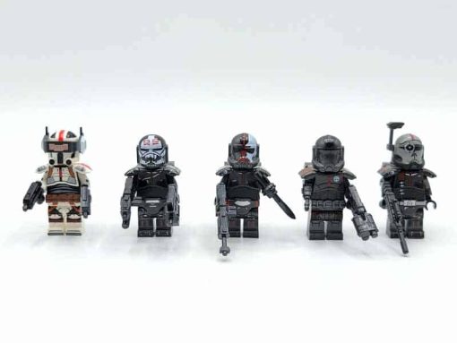 Star Wars Mandalorian Bad Batch Clone Force 99 Squad Minifigures army Kids Toy 3