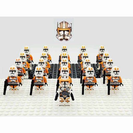 LEGO Star Wars Mandalorian Minifigures 212 Clone trooper Army Commander Cody Kids toy