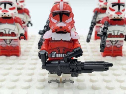 Star Wars Mandalorian Commander Fox Coruscant Guards Minifigures Army Kids toy 4
