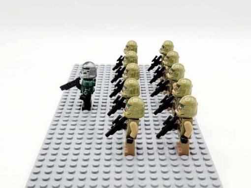 Star Wars Mandalorian Commander Gree Kashyyyk Clone Troopers Army Minifigures Kids Toy 2