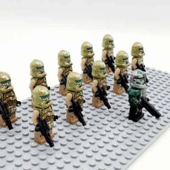 Star Wars Mandalorian Commander Gree Kashyyyk Clone Troopers Army Minifigures Kids Toy 3