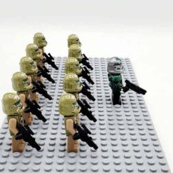 Star Wars Mandalorian Commander Gree Kashyyyk Clone Troopers Army Minifigures Kids Toy 4