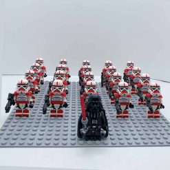 Star Wars Mandalorian Darth Vader Shock Trooper Minifigures Army Collection Kids Toy 4