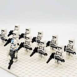 Star Wars Mandalorian Phase 2 Clone Troopers Commander Echo 21 Minifigures Army Kids Toys Gift 4