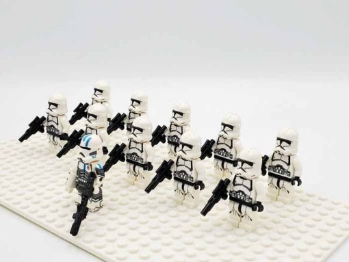 Star Wars Mandalorian Phase 2 Clone Troopers Commander Echo 21 Minifigures Army Kids Toys Gift 4