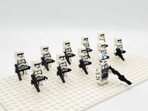 Star Wars Mandalorian Phase 2 Clone Troopers Commander Echo 21 Minifigures Army Kids Toys Gift 6