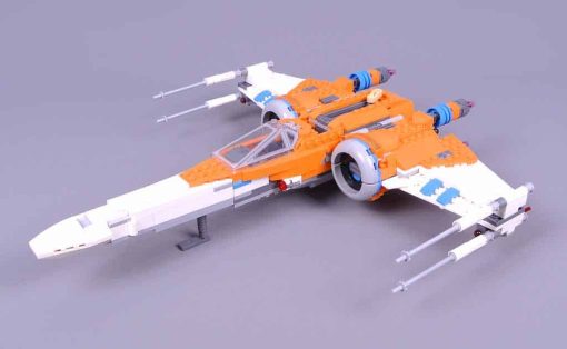 Star Wars Poe Damerons X wing 75273 King 60019 Starfighter Space Ship Building Blocks Kids Toy 6