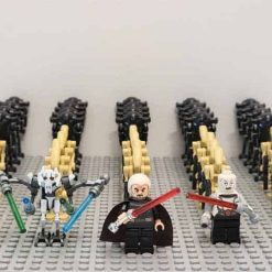 Star Wars mandalorian Clone Wars Battle Minifigures Army General Grievous Obi Wan Kenobi Kids Toy 5